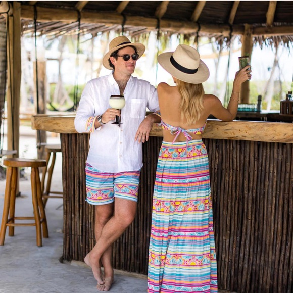 KENNY FLOWERS 🆕‘THE RIVIERA’ ROLLUP LONG SLEEVE WHITE LINEN SHIRT. Size XXL. - Picture 6 of 7